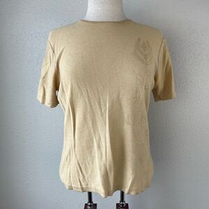 Rena Rowan Short Sleeve Top Size S EUC